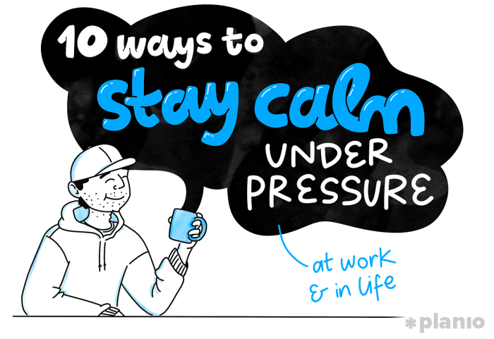 Calm pressure under keep exercises do jobs
